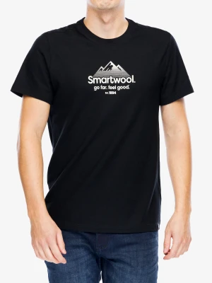 Koszulka z nadrukiem Smartwool 30th Anniversary Graphic Short Sleeve Tee - black