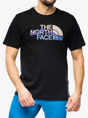 Koszulka z nadrukiem The North Face S/S Mountain Line Tee - tnf black