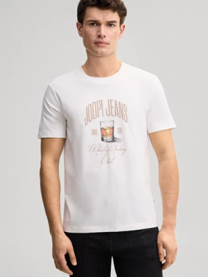 Koszulka z nadrukiem w kolorze offwhite JOOP!