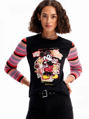 Koszulka z patchworkowym motywem Myszki Miki Desigual