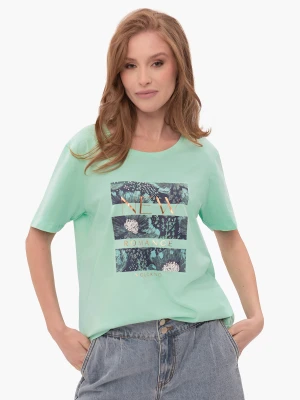 Koszulka z printem, Comfort Fit, T-ROMANCE Volcano