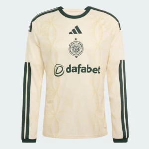 Koszulka z trzeciego zestawu Celtic FC 26/27 z długim rękawem Adidas Wonder White