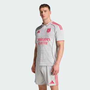 Koszulka z trzeciego zestawu Olympique Lyonnais 25/26 Adidas Light Solid Grey