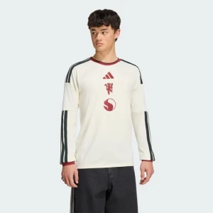 Koszulka z trzeciego zestawu z długim rękawem Manchester United 26 / 27 Adidas Ivory