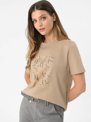 Koszulka z wzorem, Comfort Fit, T-UNIQ Volcano