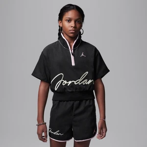 Koszulka z zamkiem dla dużych dzieci Jordan „Hidden In Plain Sight” - Czerń