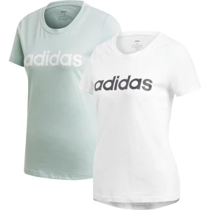 Koszulki damskie Essentials Linear Slim 2szt Adidas