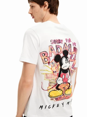 Koszulka z krótkim rękawem z Myszką Miki i napisem. Desigual