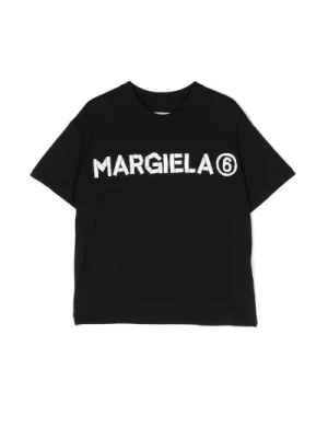 Koszulki i Pola Czarne Maison Margiela