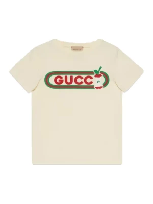 Koszulki i Pola dla Dzieci w Kolorze Białym Gucci