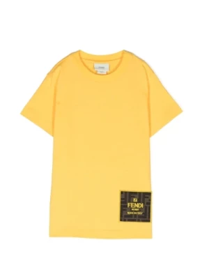 Koszulki i Pola dla Dzieci z Logo FF Fendi
