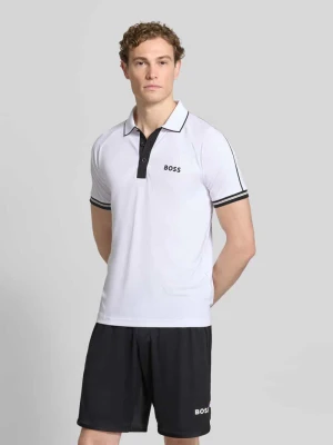 Koszulki polo o kroju regular fit z kontrastowymi detalami BOSS Green