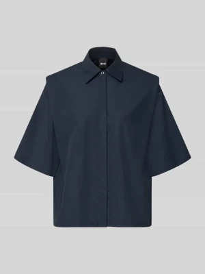 Koszulowa bluzka oversize z czystej bawełny model 'BIMINA' Boss