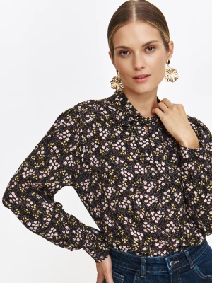 Koszulowa bluzka w drobne kwiatki Top Secret