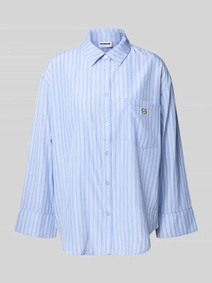 Koszulowa bluzka z kieszenią na piersi model 'FRIDA' Noisy May