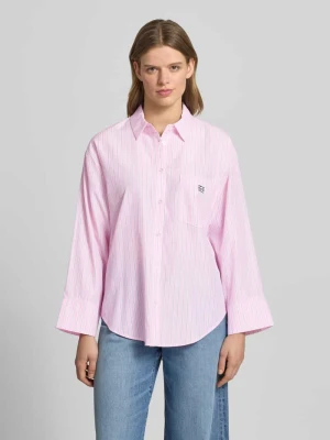 Koszulowa bluzka z kieszenią na piersi model 'FRIDA' Noisy May