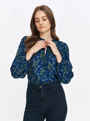 Koszulowa bluzka z kwiatowym nadrukiem Top Secret