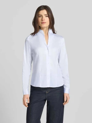 Koszulowa bluzka ze stójką i sportowymi mankietami Christian Berg Woman