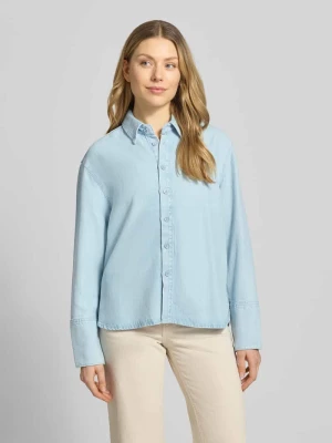 Koszulowa kurtka o kroju relaxed fit z lyocellu w denimowym wyglądzie MAC