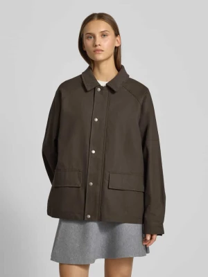 Koszulowa kurtka z kołnierzem wykładanym REVIEW