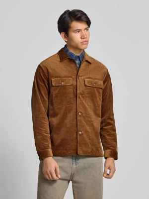 Koszulowa kurtka z zapięciem na guziki Replay