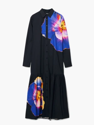 Koszulowa sukienka w kwiaty M. Christian Lacroix Desigual