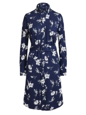 Koszulowa sukienka z kwiatowym wzorem Oxford Polo Ralph Lauren
