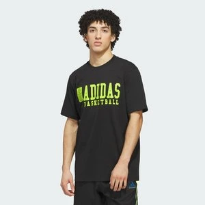 KOSZYKARSKA KOSZULKA Z GRAFIKĄ ADIDAS