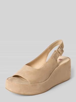 Koturny ze skóry na koturnie z platformą Högl