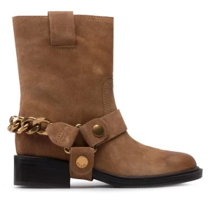 Kowbojki Guess Ruben FL7RUB SUE10 Brązowy