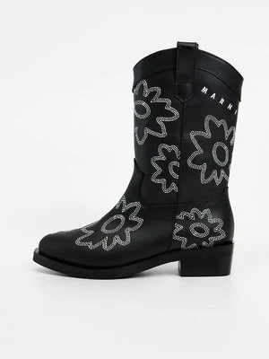 Kowbojki i obuwie motocyklowe Marni