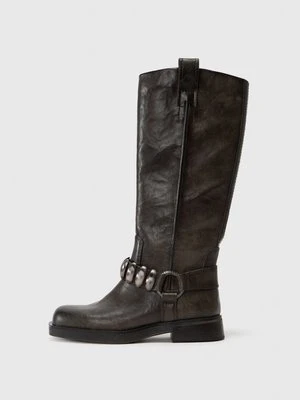 Kowbojki i obuwie motocyklowe tamaris