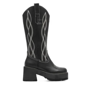 Kowbojki JENNY WS22235-03 Czarny