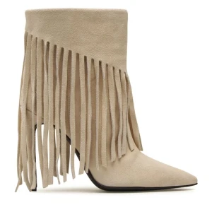 Kowbojki PINKO Olympe Tronchetto PE 23 BLKS1 100573 A0N8 Beżowy