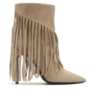 Kowbojki PINKO Olympe Tronchetto PE 23 BLKS1 100573 A0N8 Beżowy