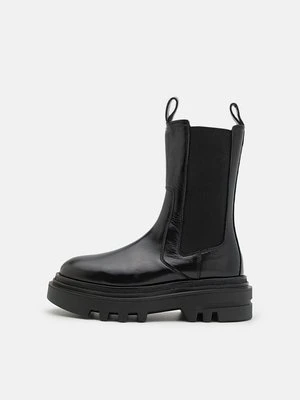 Kozaki AllSaints czarny