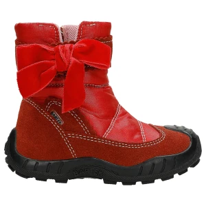 Czerwone kozaki dziewczęce z kokardka Bartek w 61234 09k w 61234 09k