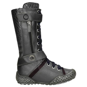 Ciemnoszare kozaki Bartek ze skóry licowej t 44741 03h t 44741 03h