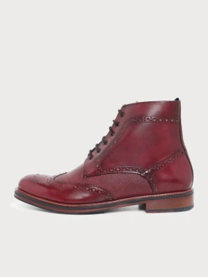 Kozaki Ben Sherman ciemnoczerwony