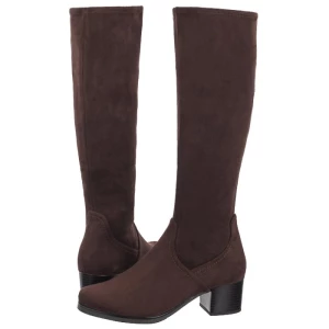 Kozaki Brązowe 9-25506-41 302 Dk Brown Stretch (CP381-d) Caprice