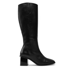 Kozaki Calvin Klein Heel Knee Boot 50 W/Ml Lth HW0HW02321 Czarny