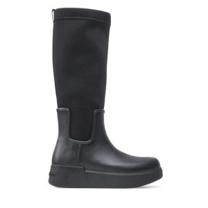 Kozaki Calvin Klein Rain Boot Wedge High HW0HW01264 Czarny