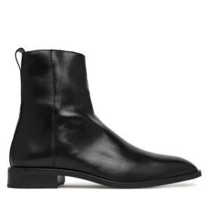 Kozaki Calvin Klein Slim Clean Zip Boot Lth HM0HM02007 Czarny