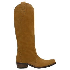 Jasnobrązowe wsuwane kowbojki damskie 71154-63 Wojas