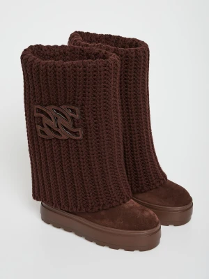 Kozaki damskie zamszowe CASADEI