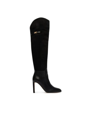 Kozaki Elisabetta Franchi SA-25L-66E2-V950 Czarny