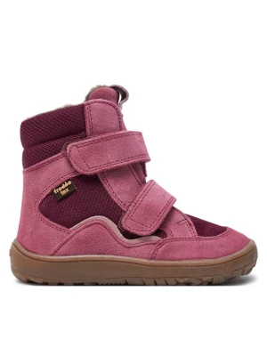Kozaki Froddo Barefoot Tex Winter G3160233-5 M Różowy
