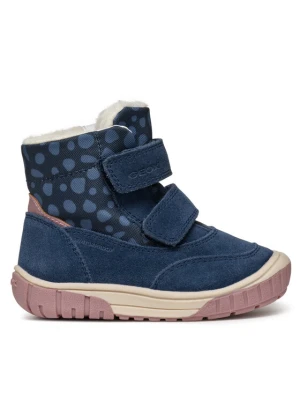 Kozaki Geox B Omar Girl Wpf B462LB 022MN C4002 M Granatowy