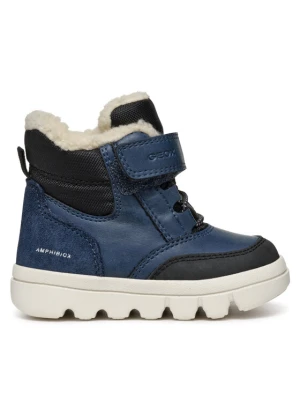 Kozaki Geox B Willaboom Boy B Ab B365BC 0ME22 C4008 M Niebieski