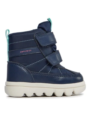 Kozaki Geox B Willaboom Girl B A B365AE 0FU54 C4002 M Granatowy